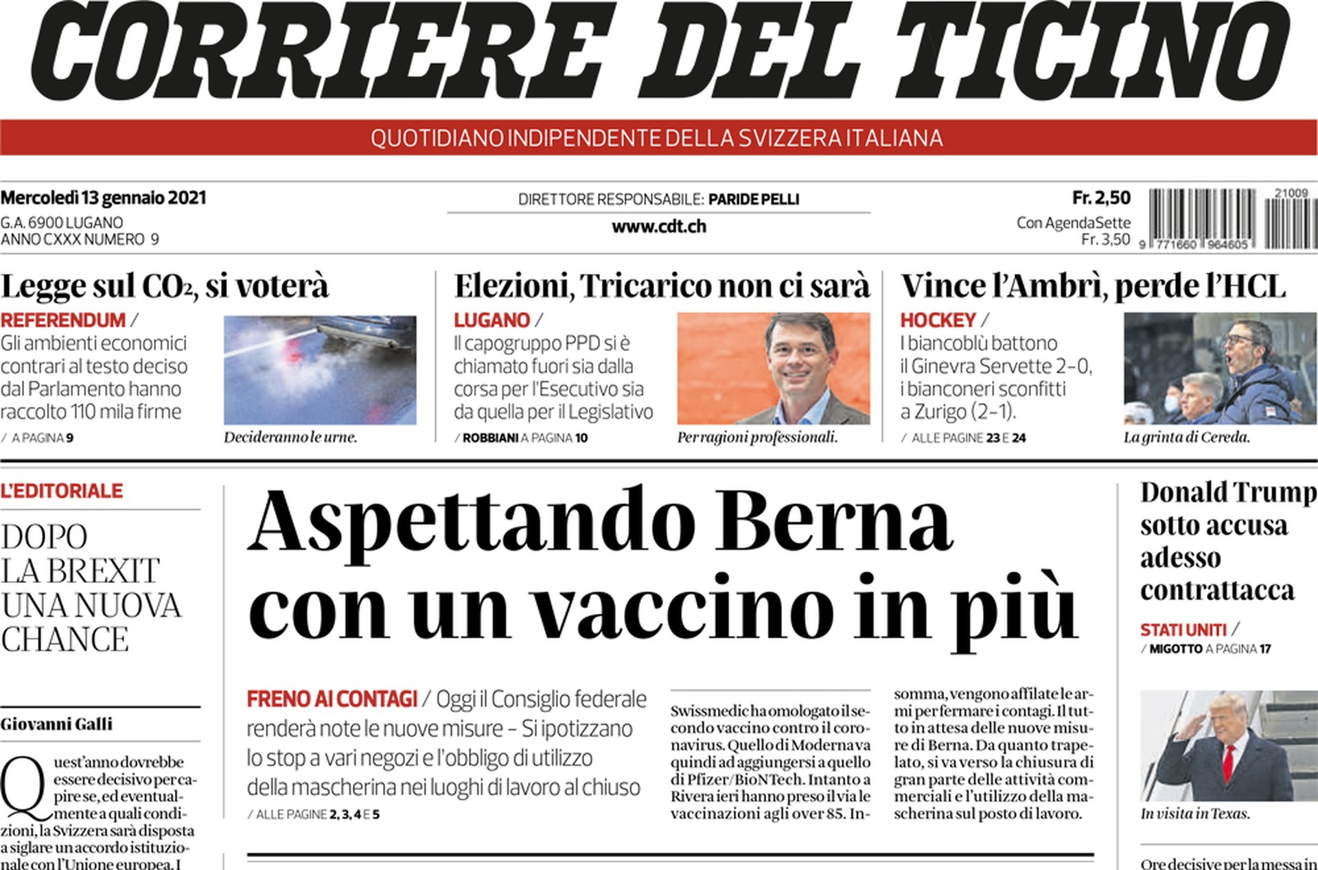 Foto vom Corriere del Ticino